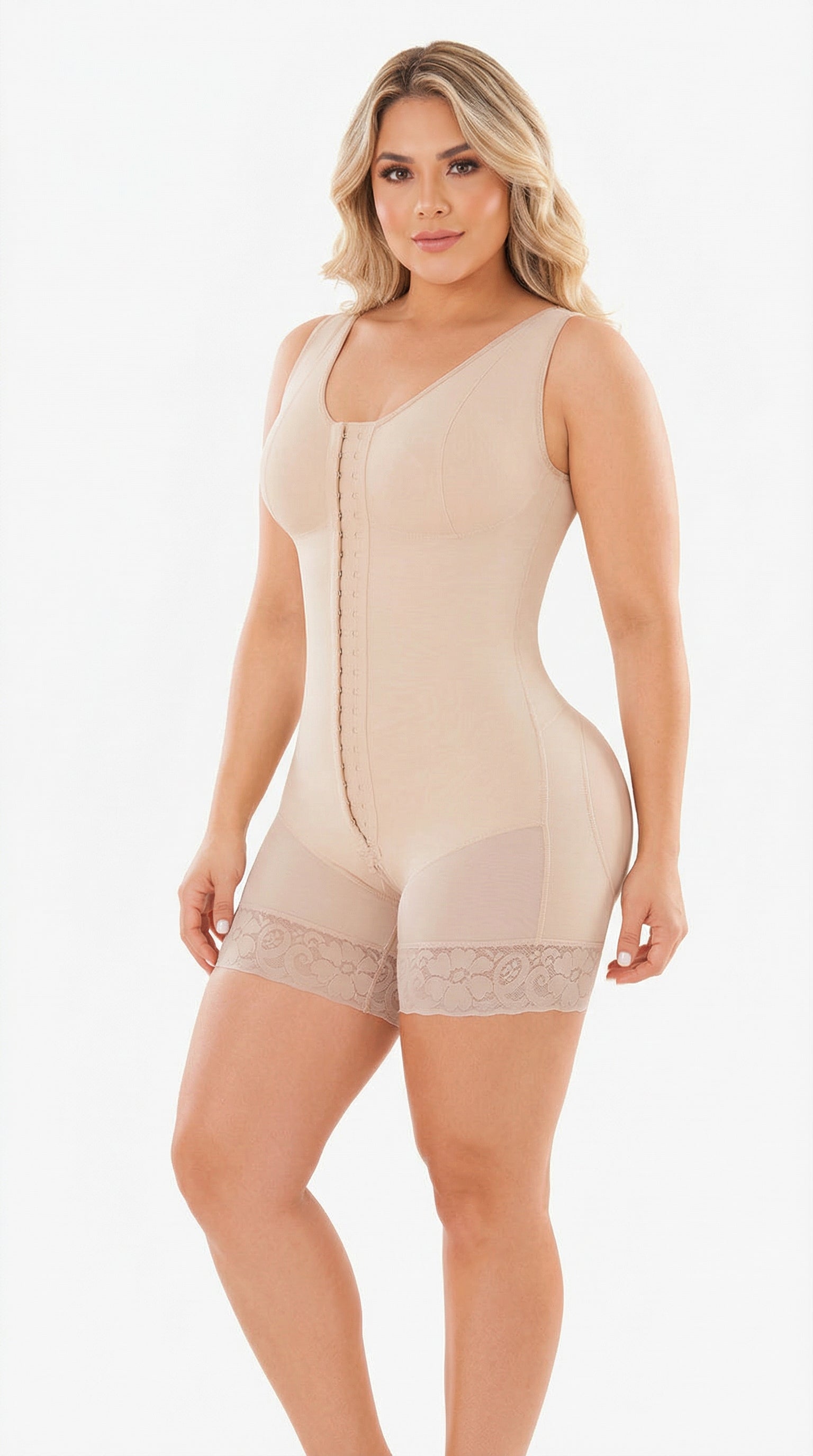Fajas Colombianas Full Body Shaper for Women - High Compression Post Surgery Girdle with Tummy Control & Slimming Effect